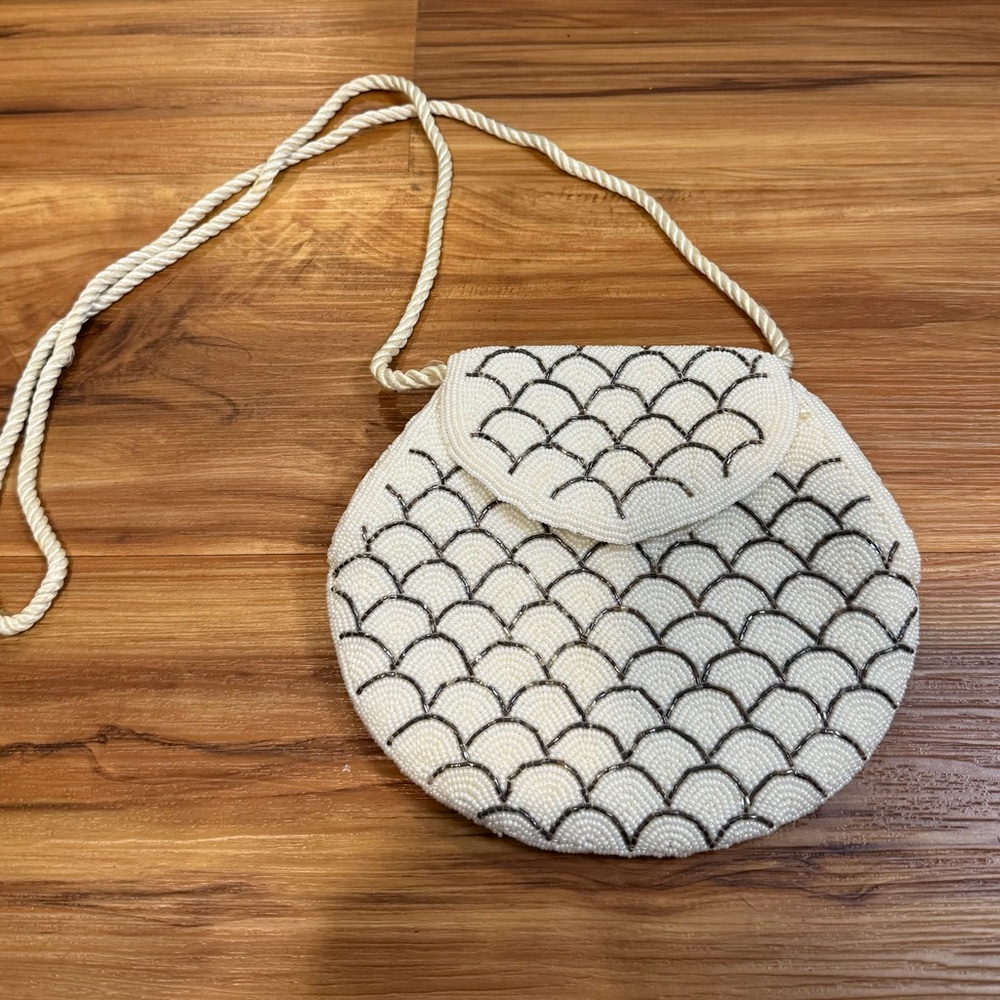 Chic Black and White Crossbody Bag